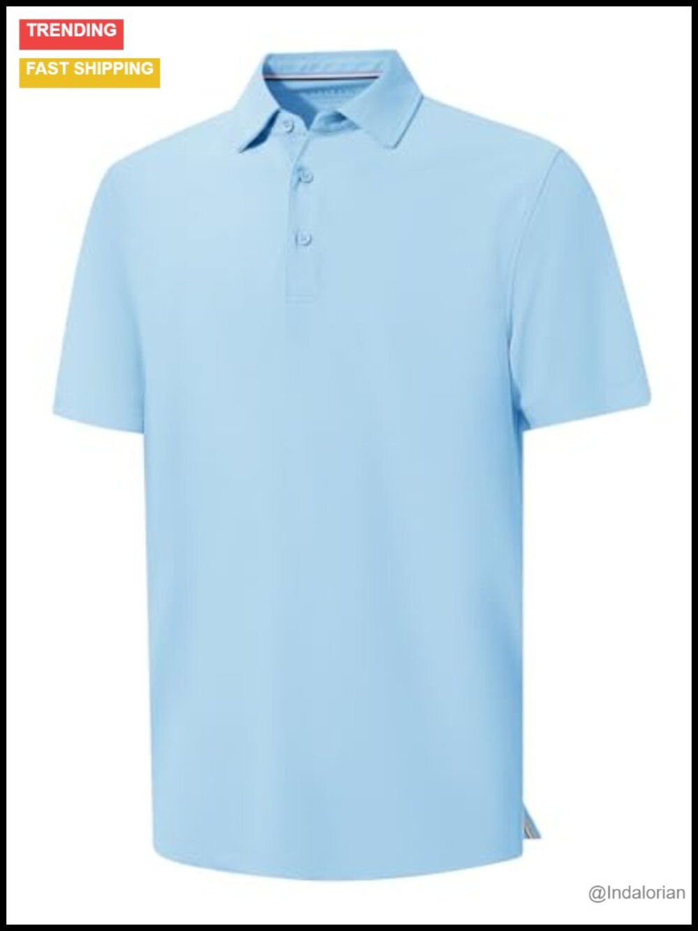 Mens Golf Polo Shirt Waffle Textured Dry Fit Nylon Spandex Collared Short Sleeve